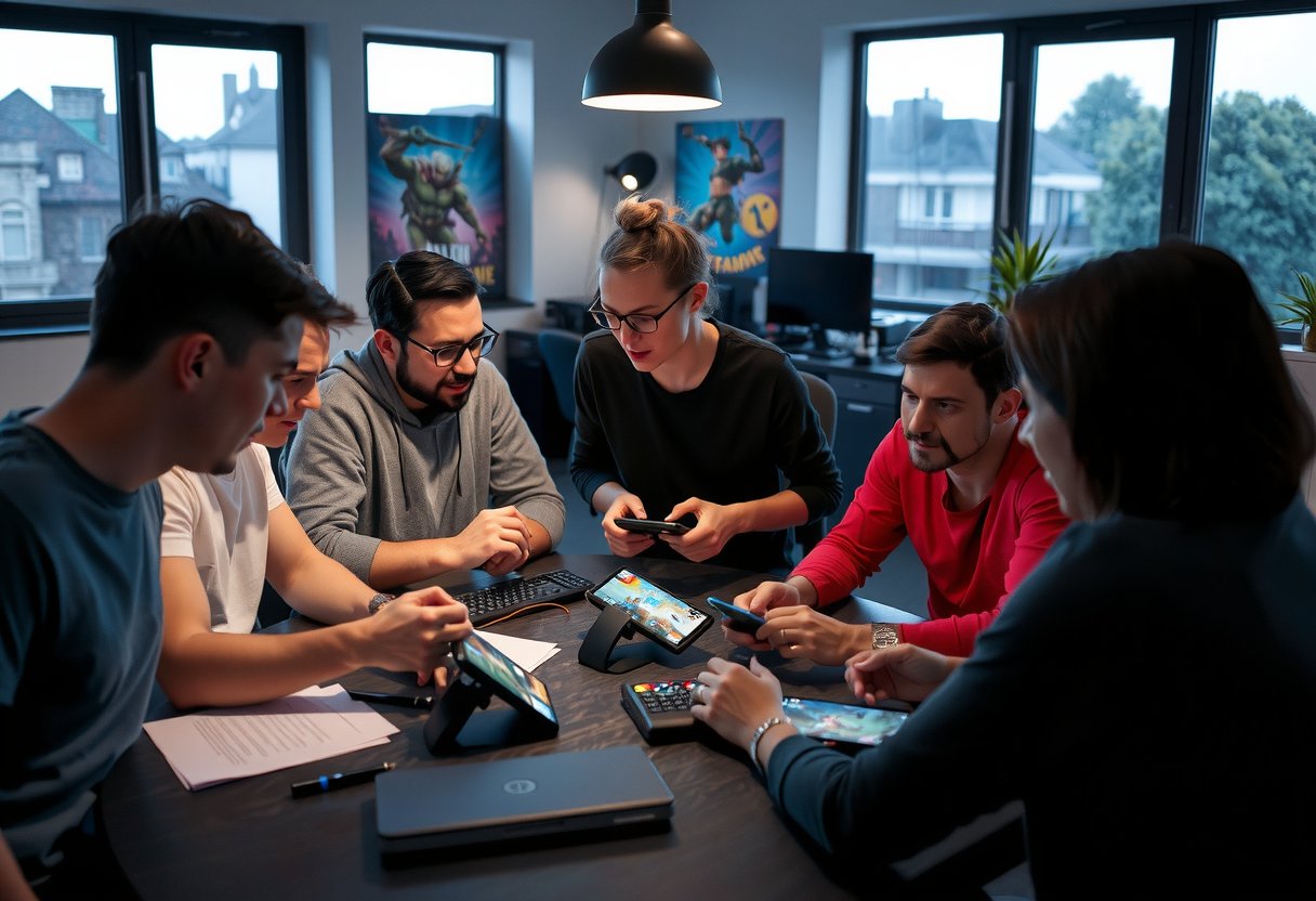 Team-Kollaboration im Zidixo Studios